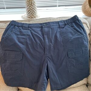 Savane Blue Cargo Shorts Relaxed Fit